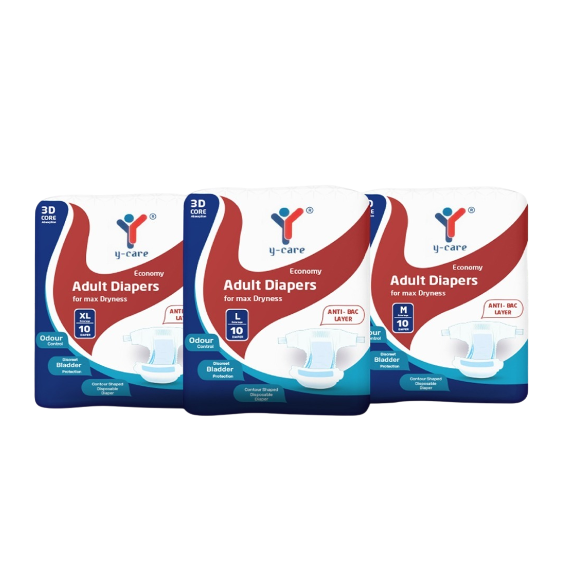 Premium Adult Diaper – Tape Type | Extra Absorbent, Leak-Proof & Comfortable Fit