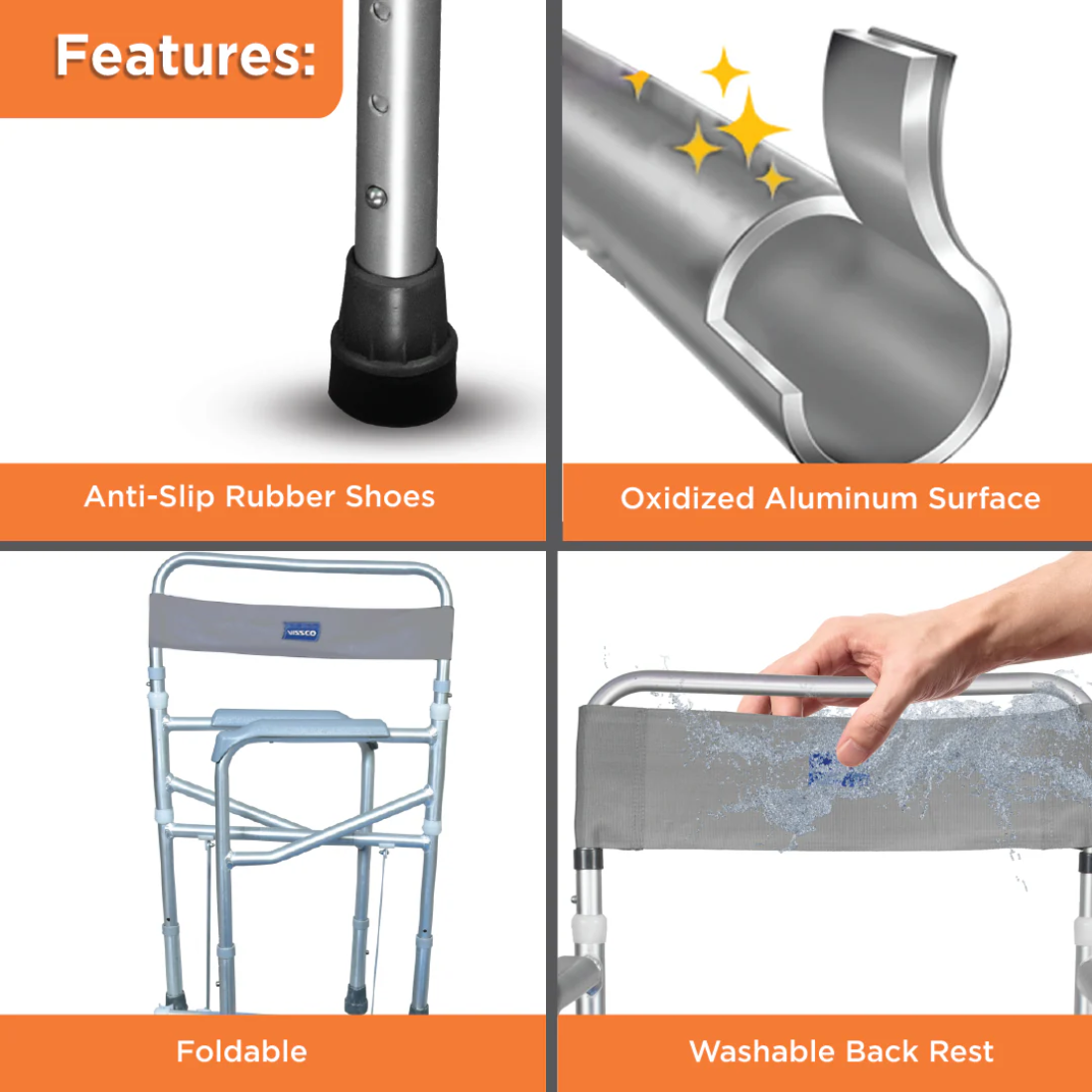 Foldable Shower wheelchair at best price in Chennai