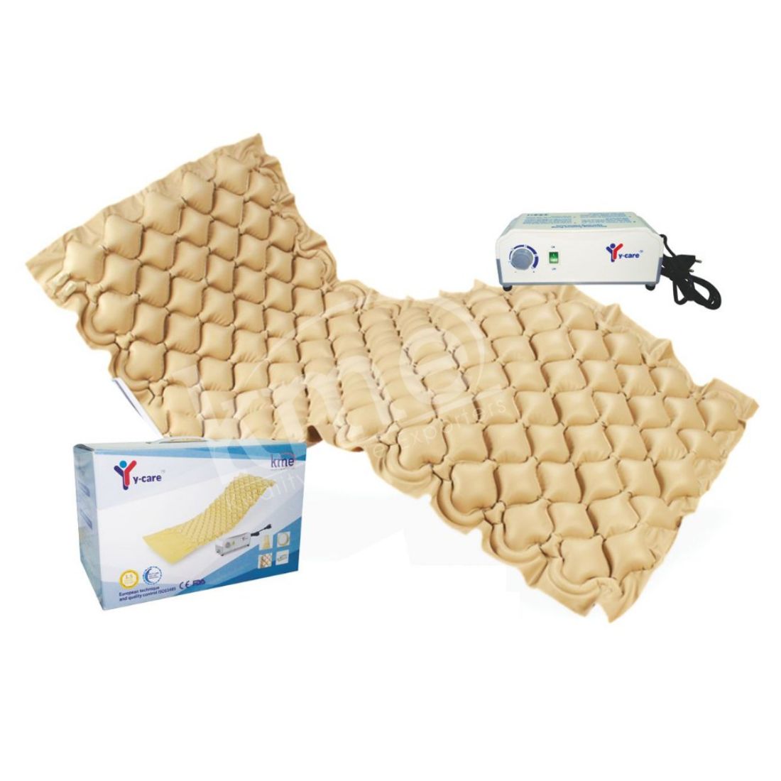 Anti Decubitus Air Mattress with Air pump | 1 Year Warranty on Motor | Air Bed for Patients