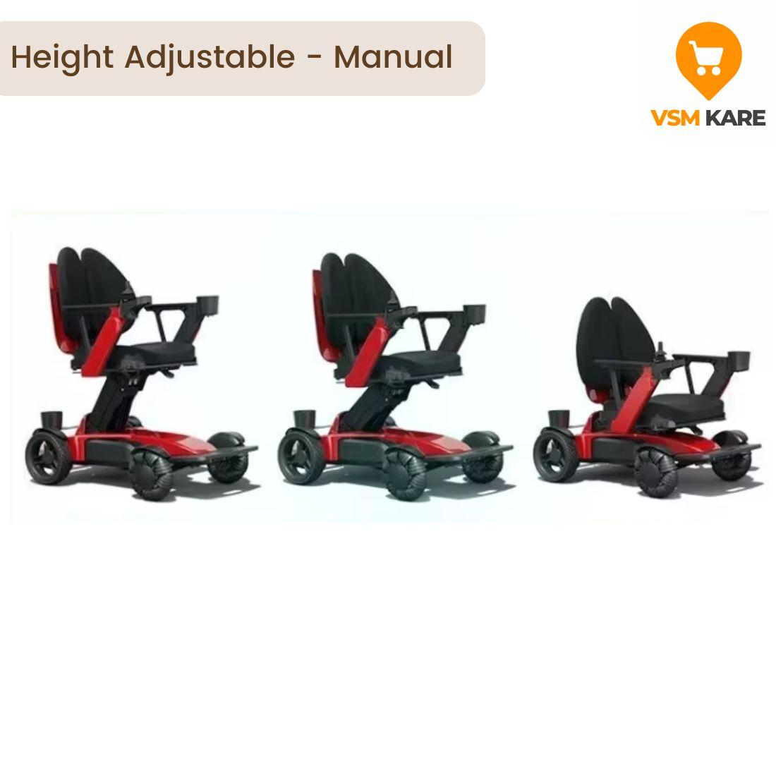 Height Adjustable Motorised Wheelchair at best price in Chennai