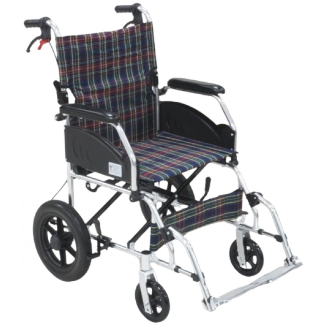 Foldable Wheelchair - Aluminium Wheelchair with Attender Brake & Easy Portable Wheelchair for Car