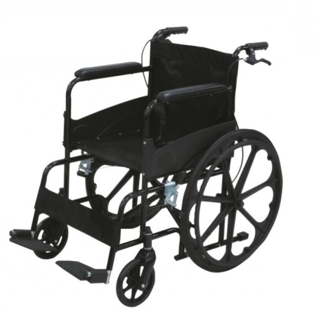 Foldable Wheelchair with Brakes