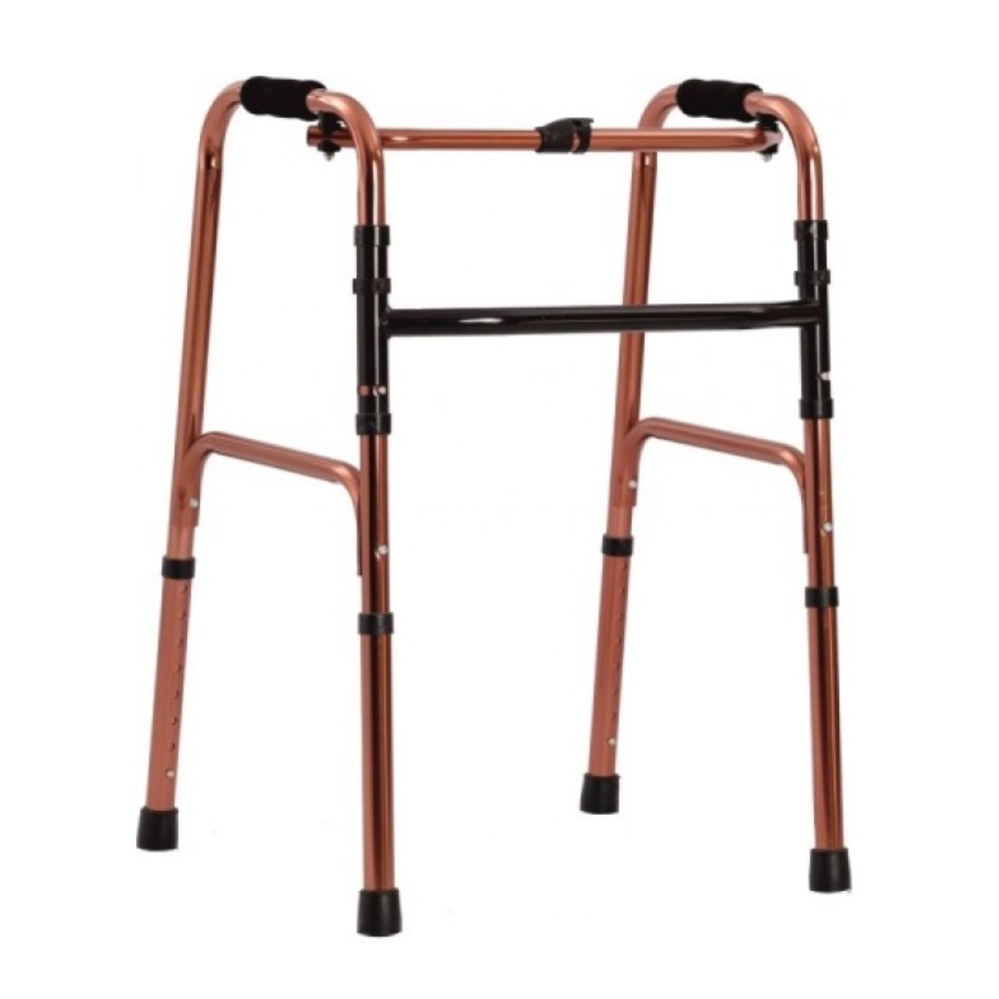 Lightweight & Foldable Walker with Height Adjustable, Aluminium Frame, Reciprocating Walking Frame (Premium)