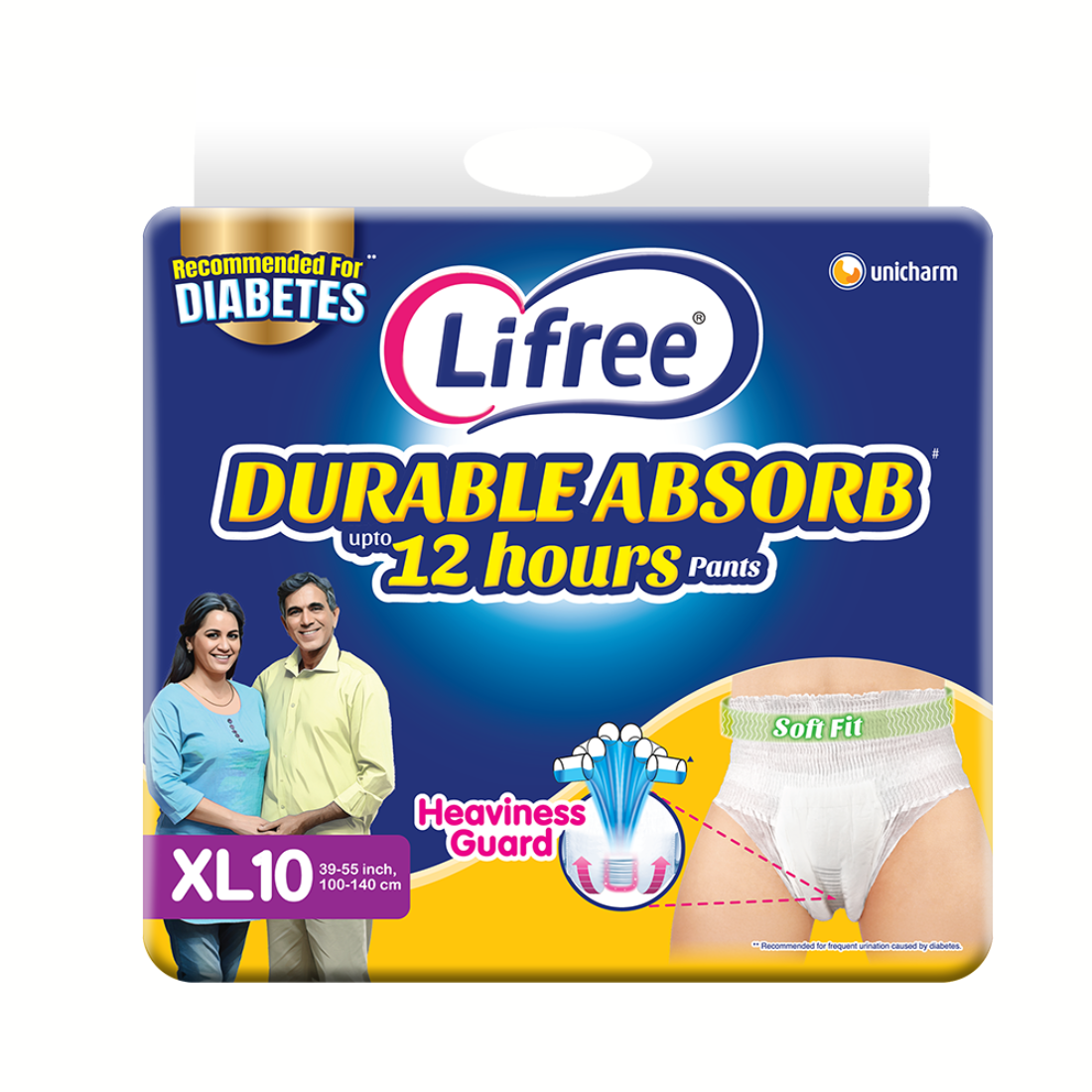 Lifree Durable Absorb Super Pants – 12 Hrs | Overnight Diapers