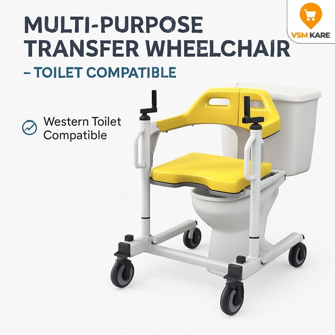 Features of Patient lift & transfer wheelchair at best price in India