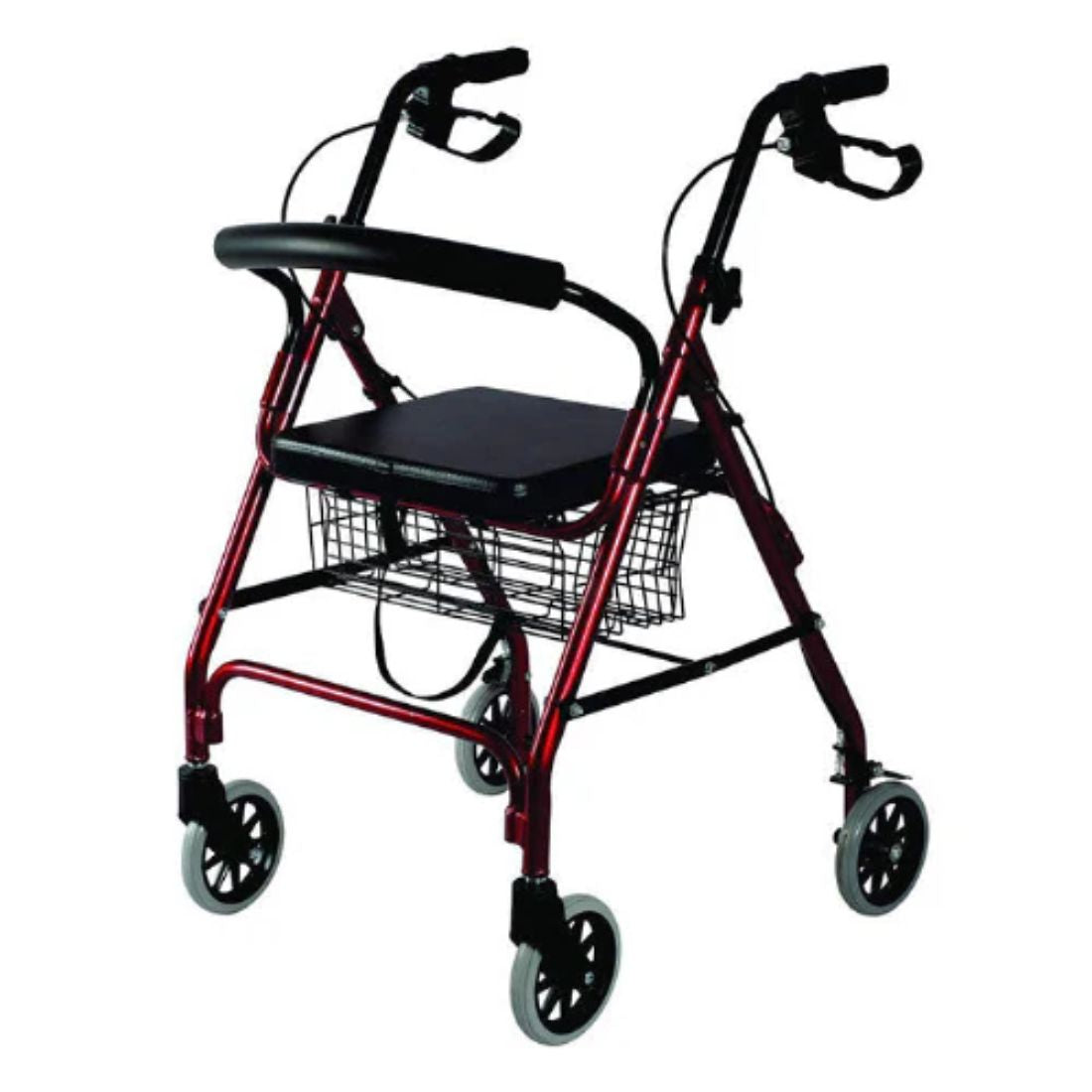 Rollator Walker - Premium Foldable Rollator Walker - Foldable & Height Adjustable Walker with Wheels