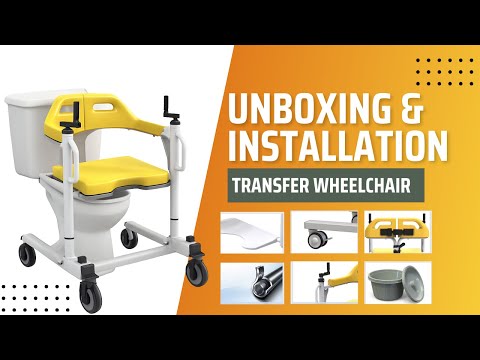 Unboxing & installation of Patient Lift & Transfer Wheelchair by VSM Kare