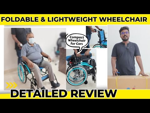 Foldable, Lightweight & Compact Wheel chair for adults at best price in Chennai from VSM Kare