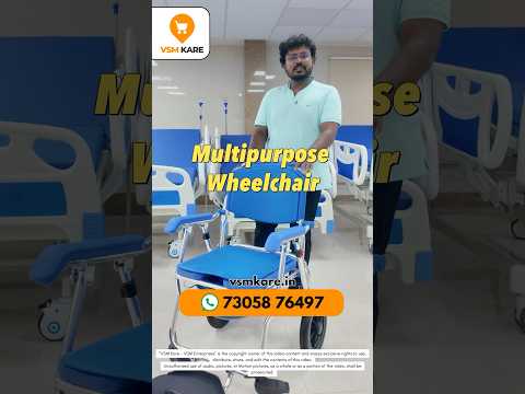 Multipurpose wheelchair - shower bath wheelchair at best price in Chennai