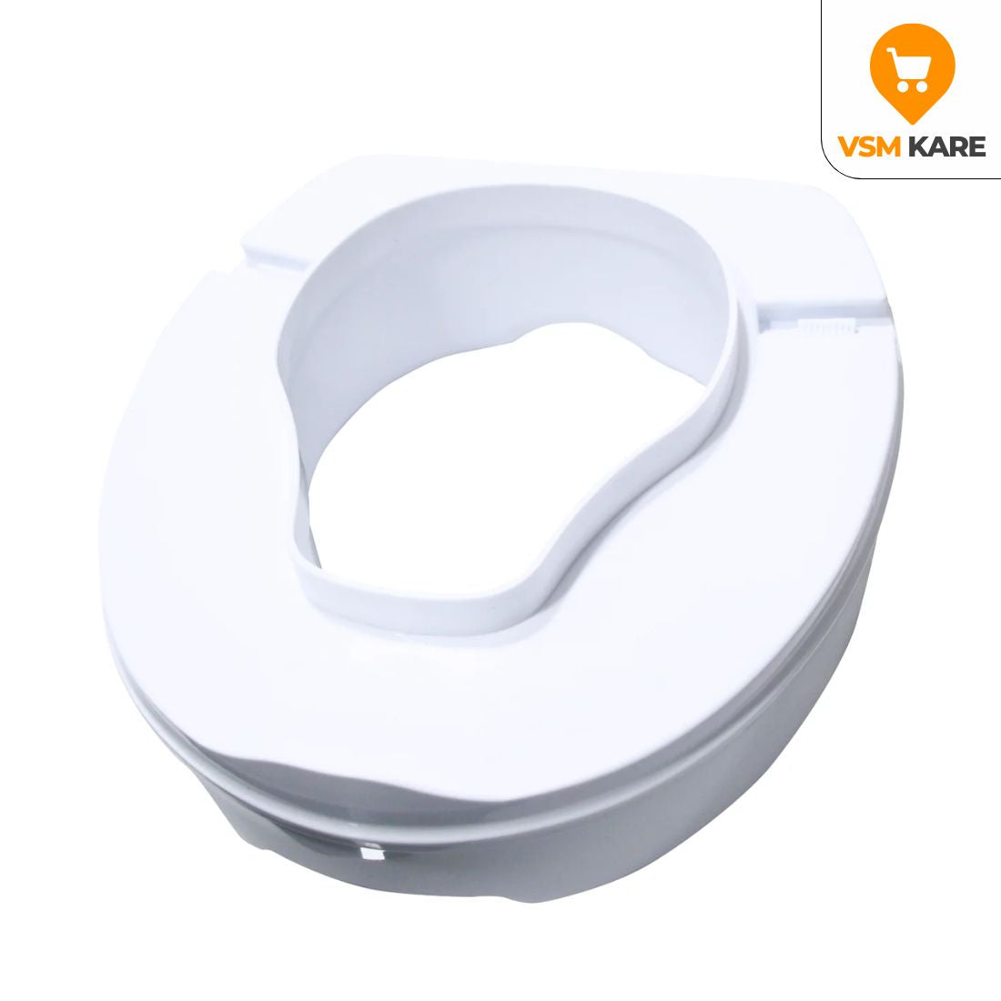 Commode/Toilet Raiser for Western toilets | Lightweight & Durable toilet seat raiser