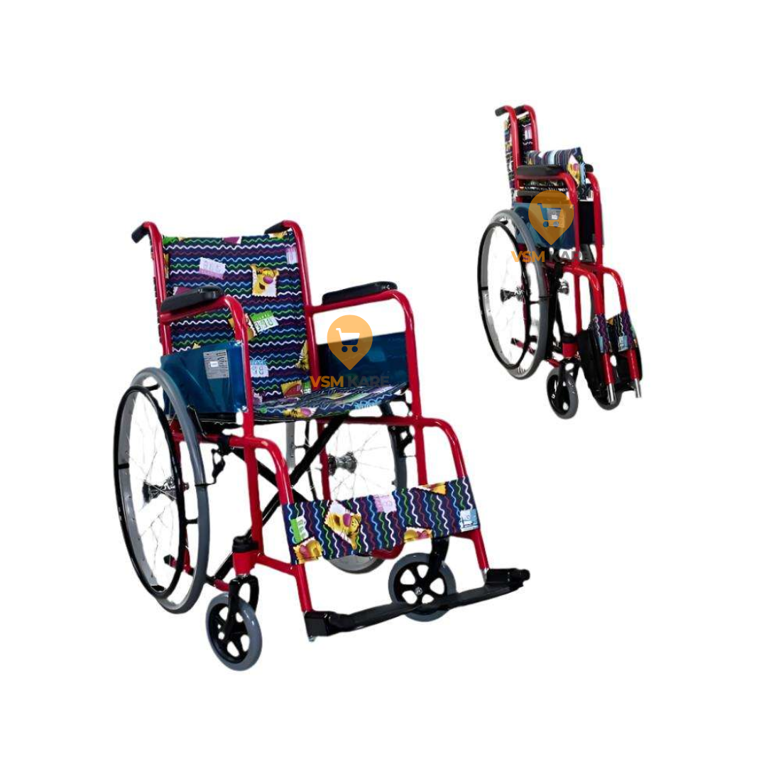 Paediatric Wheelchair, Foldable Junior Wheelchair, Kids Wheel chair