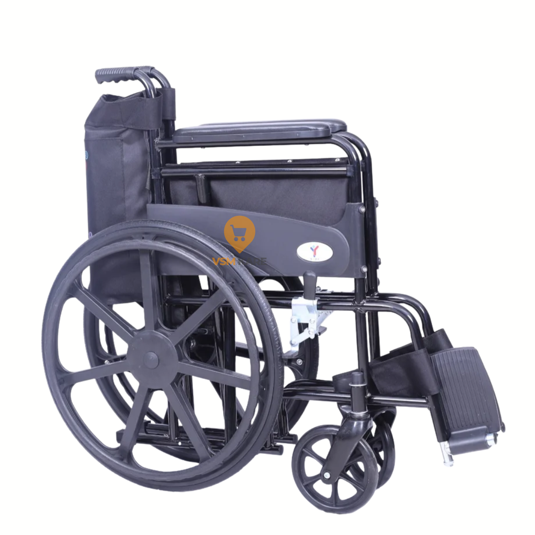 Foldable Wheelchair - Powder Coated Wheelchair