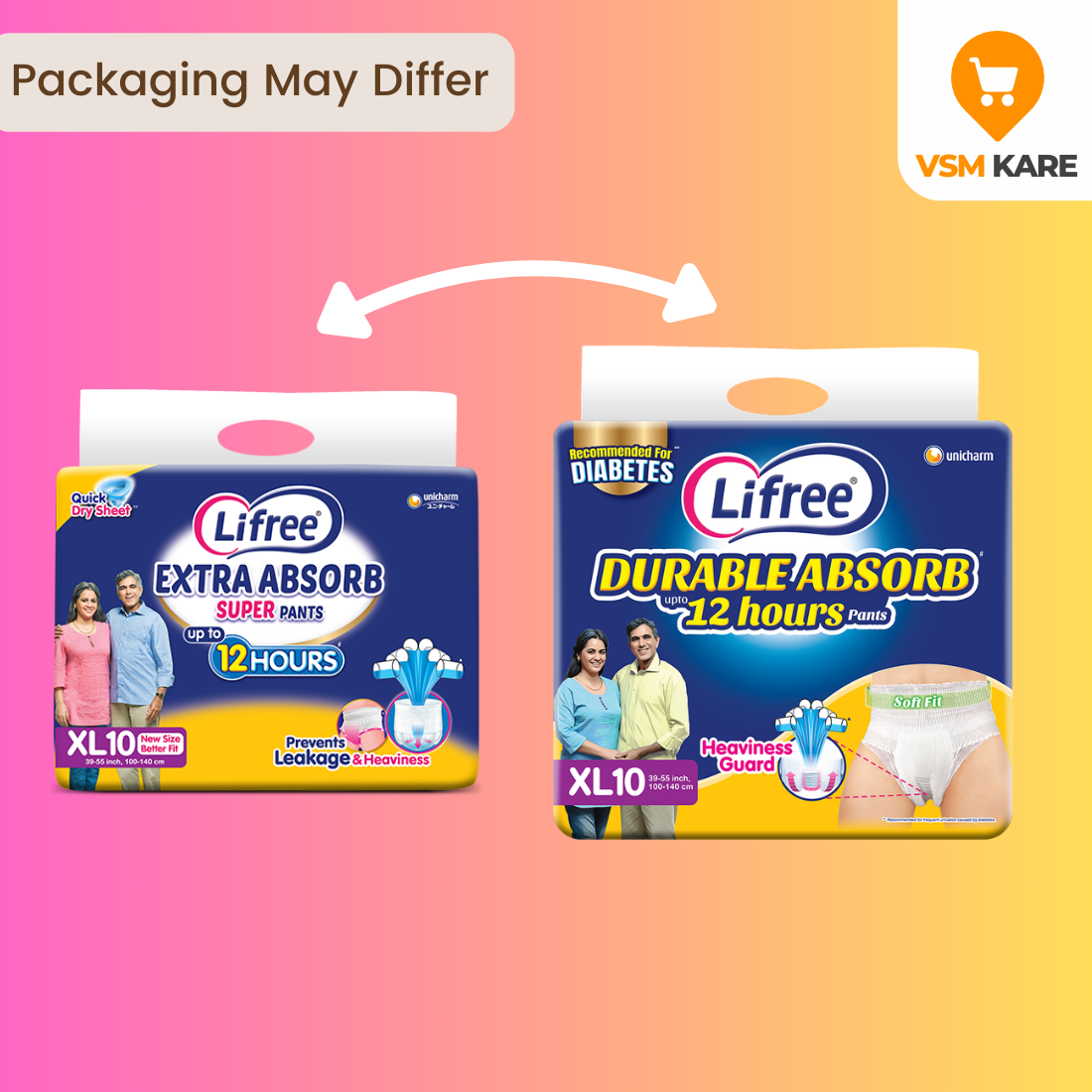 Lifree Extra Absorb Super Pants – 12 Hrs | Overnight Diapers