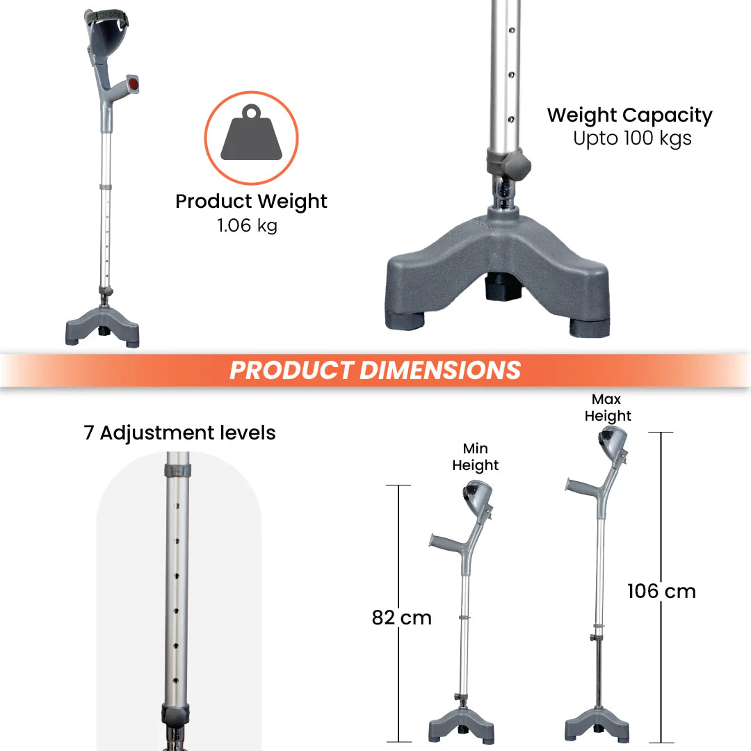 walking stick with elbow support at lowest price in Chennai