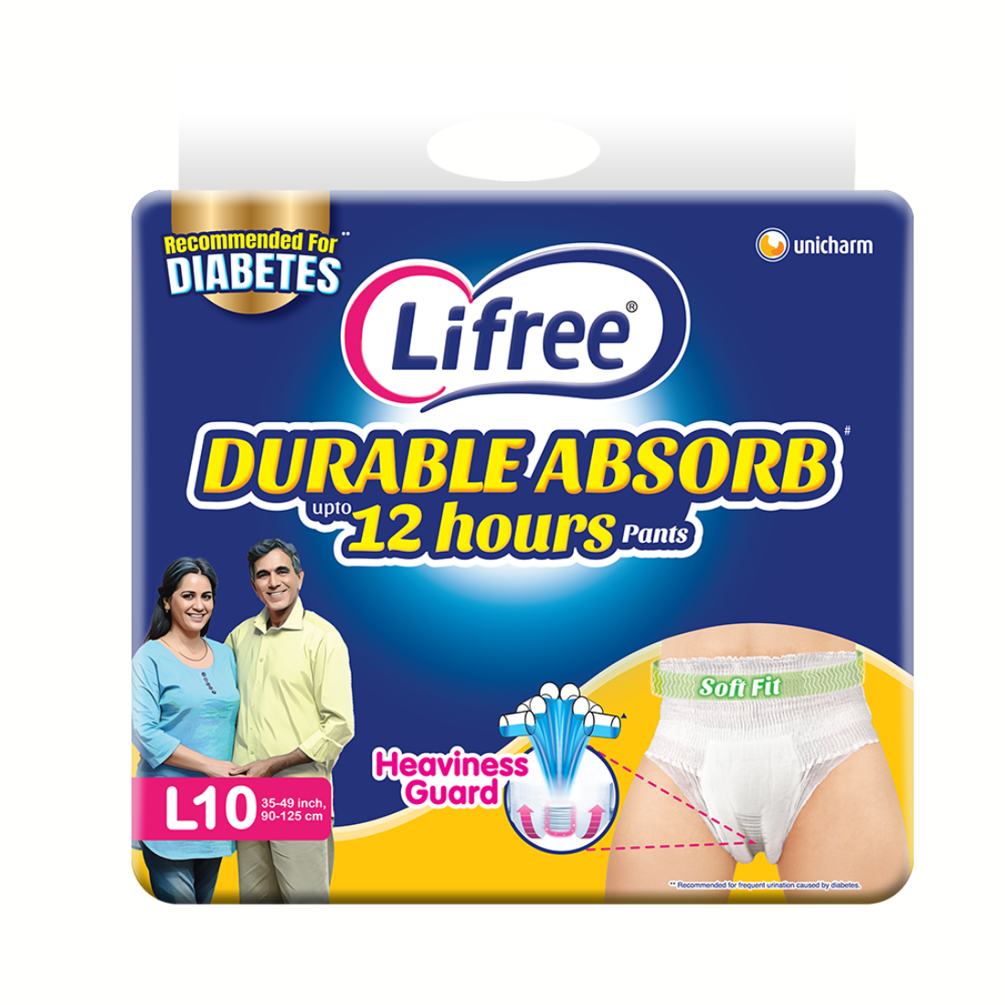 Lifree Durable Absorb Super Pants – 12 Hrs | Overnight Diapers