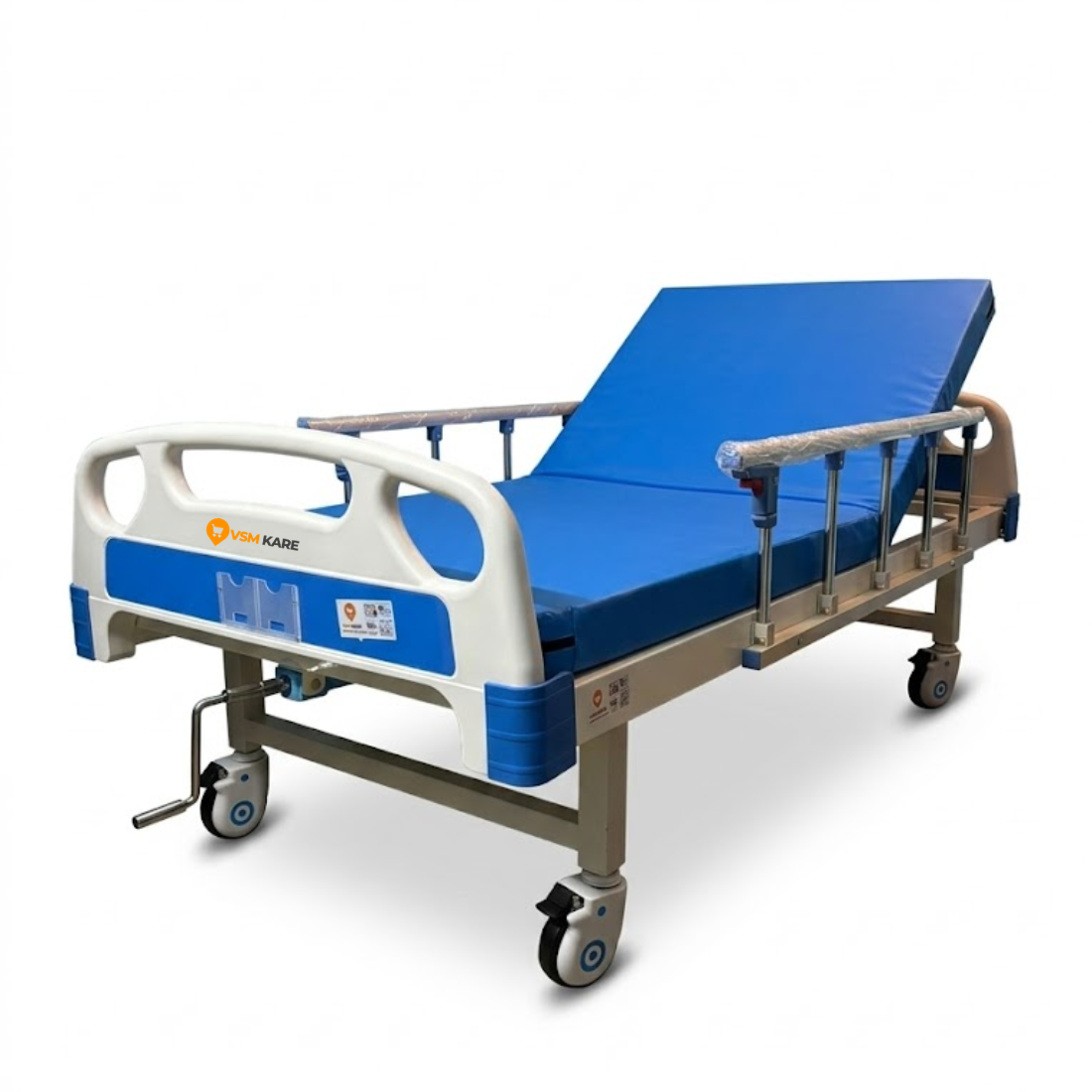 Semi Fowler cot with Mattress is available at VSM Kare located in Chennai. They offer Hospital kattil at best price in chennai 